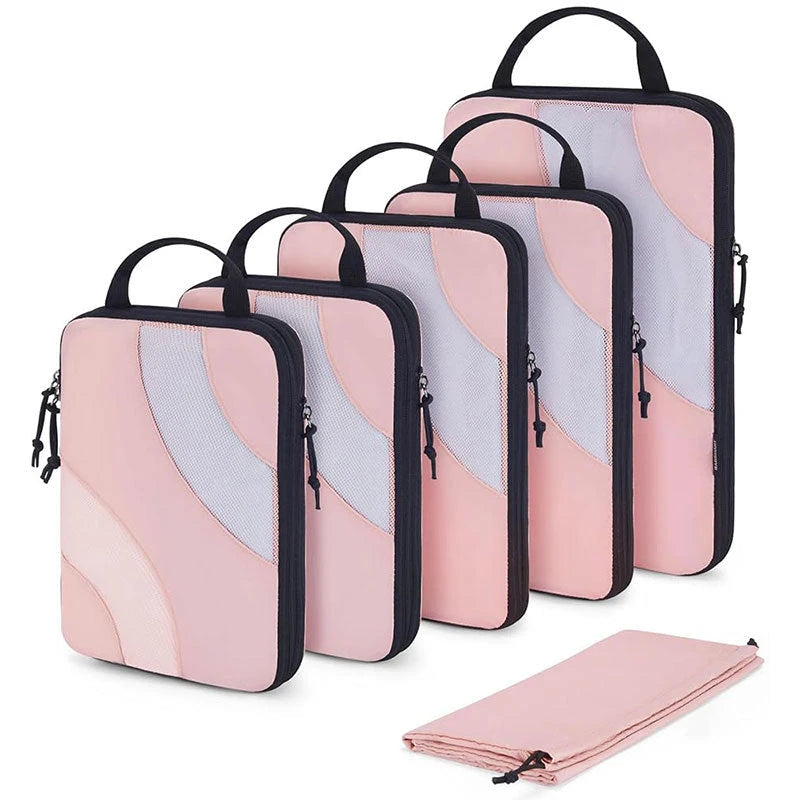 6-Piece Compression Travel Organizer Set