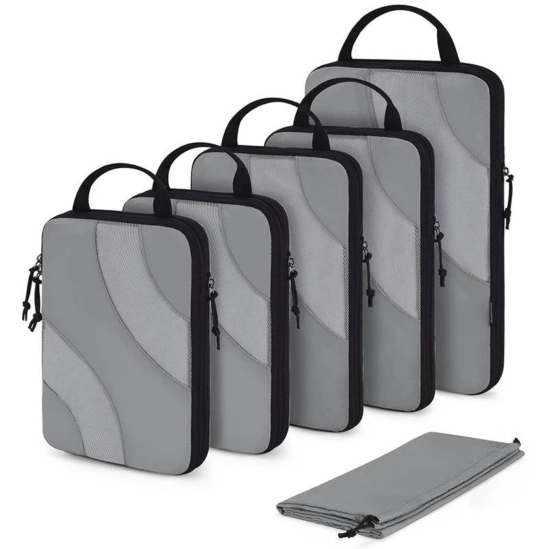 6-Piece Compression Travel Organizer Set