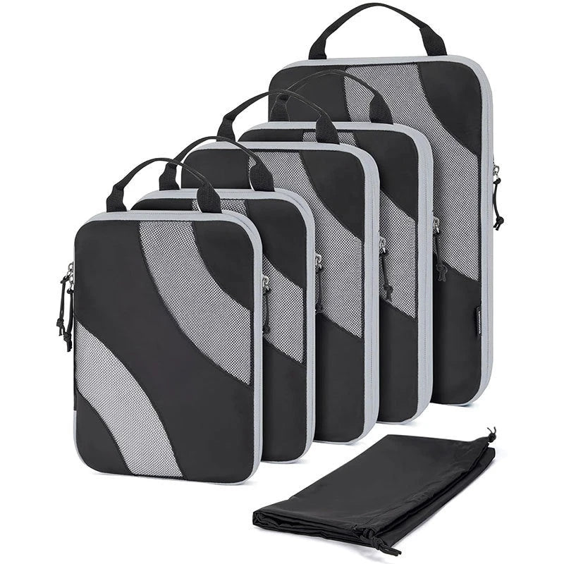 6-Piece Compression Travel Organizer Set
